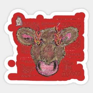 Golden Calf BBQ Sticker